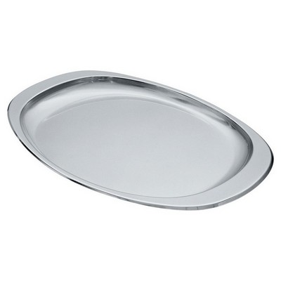 Alessi-Avio Tray in 18/10 stainless steel with polished edge